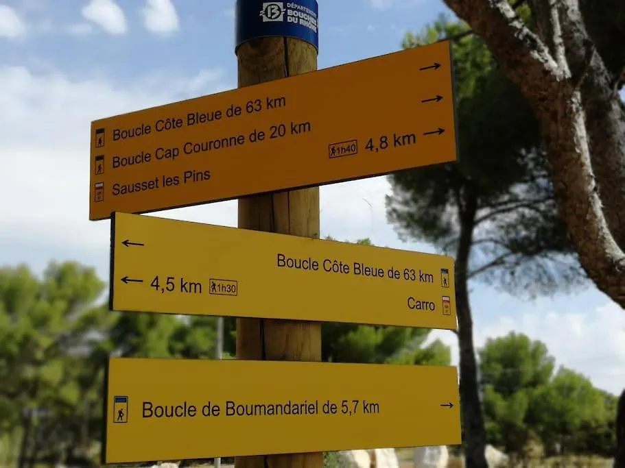 T3- Vue Mer - Plage 50 M Martigues Holiday home